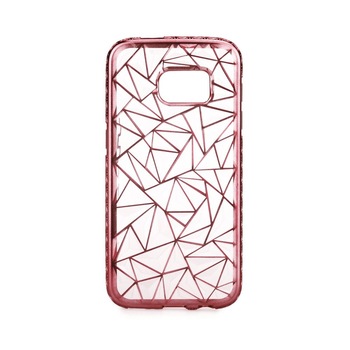 Husa LUXURY cu insertie metalica pentru SAMSUNG GALAXY S7 (G930) - Roz Husa LUXURY cu insertie metalica pentru SAMSUNG GALAXY S7 (G930) - Roz