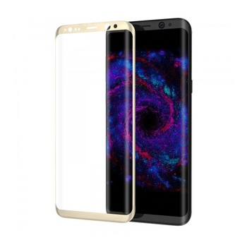 Folie Tempered Glass 3D, Glass Armor pentru Galaxy S8, gold Folie Tempered Glass 3D, Glass Armor pentru Galaxy S8, gold