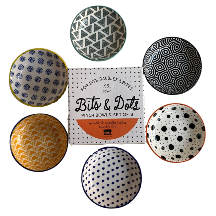 Set 6 farfurii servire, alb, 9.5cm