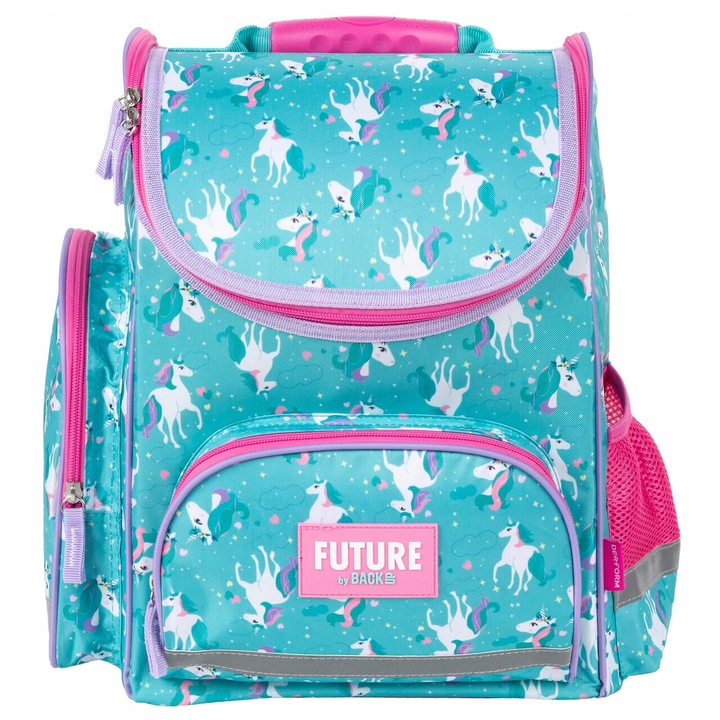 Rucsac unicorni, Derform, 1 compartiment, dimensiuni 37x27x16cm, 0,94kg