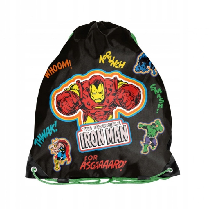 Чанта за обувки Отмъстителите, 36x38см, с връзки, PASO