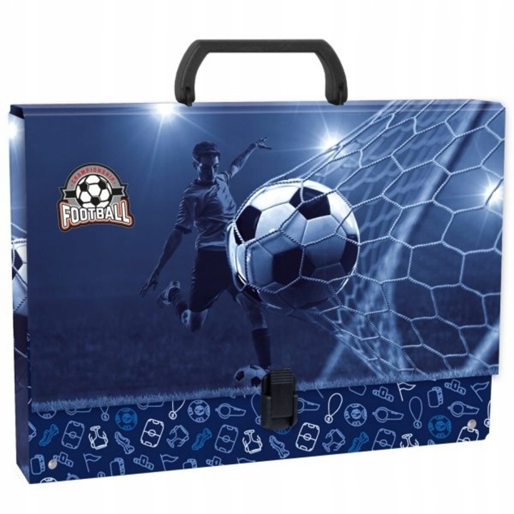 Mapa A4 cu maner, Derform, 32x24,8x5cm, plastic, eleganta