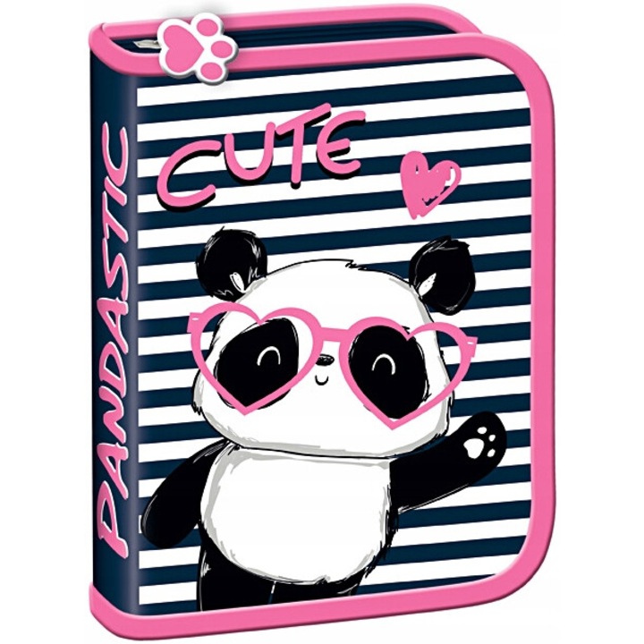 Несесер St. Right, Необорудван, Панда, 20.5 x 14 x 3.5 см