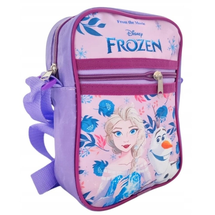 Rucsac pentru copii, Kraina Lodu, violet, 21x15x5,5cm
