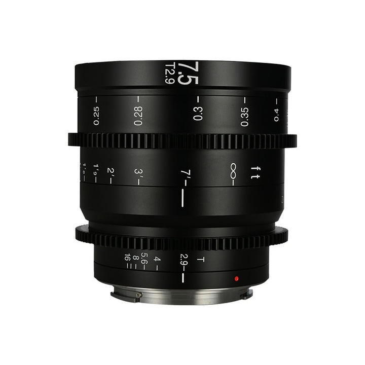 Obiectiv Manual Venus Optics Laowa 7.5mm t/2.9 Zero-D Cine-Mod Super35 pentru FujiFilm FX-Mount