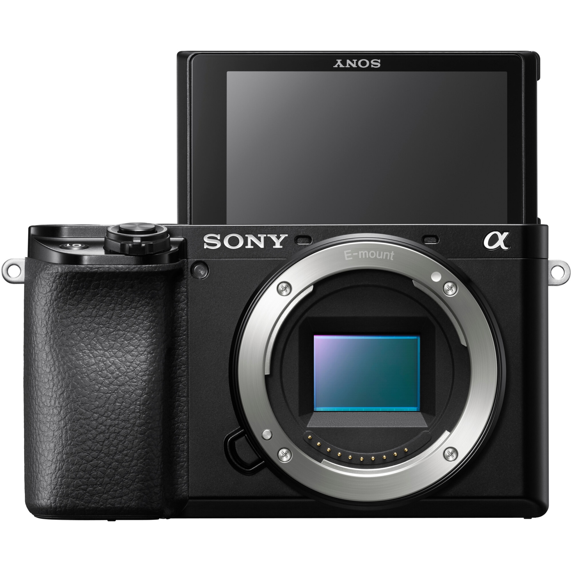Aparat foto Mirrorless Sony Alpha A6100A, 24.2MP, 4K, Negru +