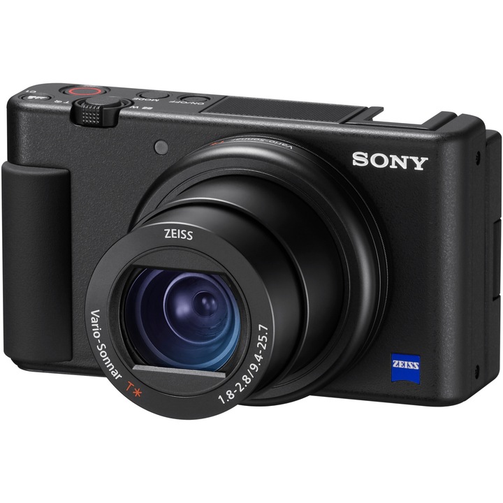 Sony ZV-1A vlogkamera, 4K, fekete