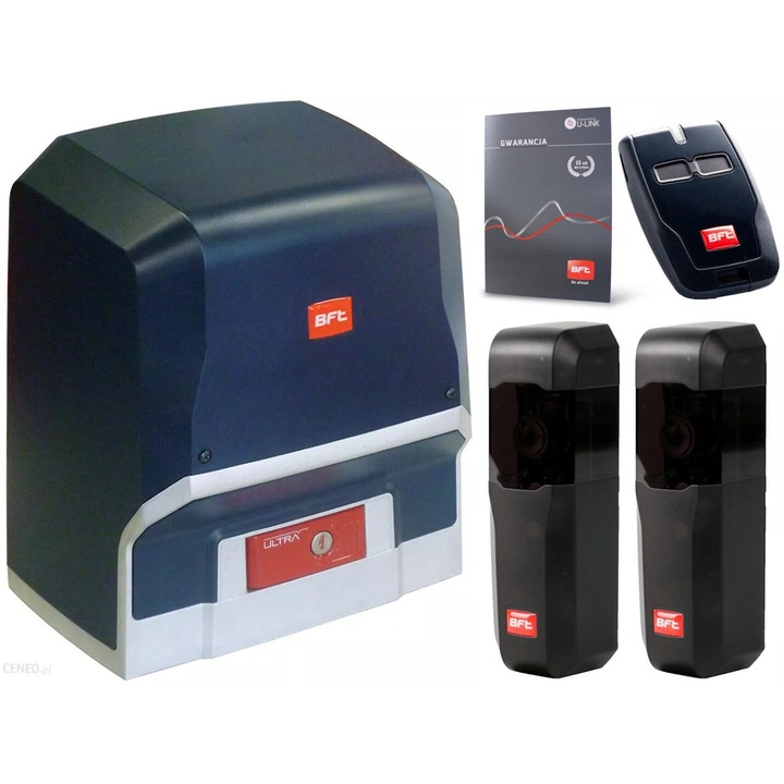 Set automatizare porti BFT ARES ULTRA BT A1000, pentru porti glisante, 8027908480583