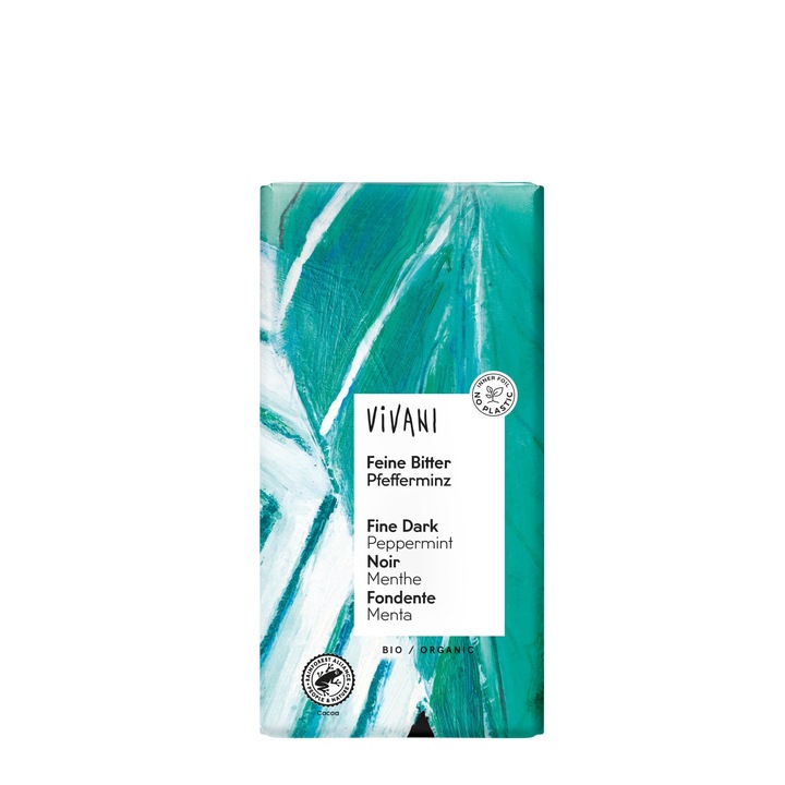 Шоколад Vivani, натурален мента, 100г