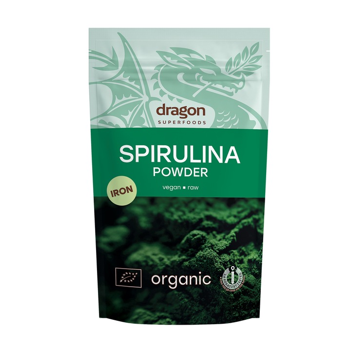 Спирулина Dragon Superfoods, на прах, 200гр