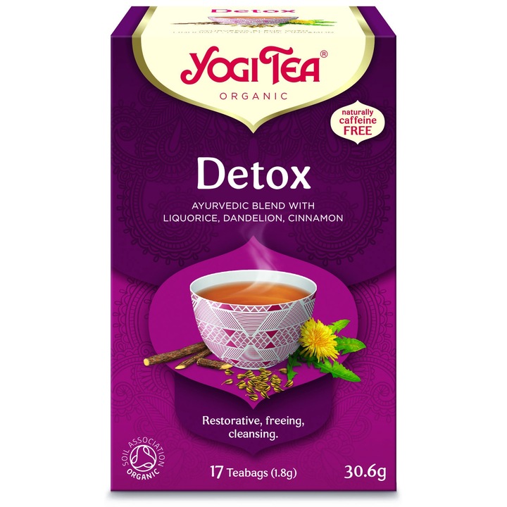 Чай Детокс Yogi Tea, 17 пак