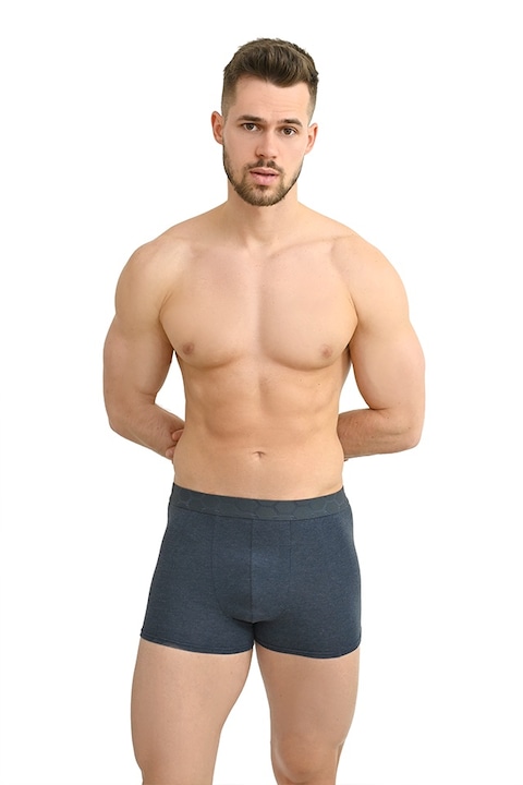 Boxeri BB116,Uniconf, Bleumarin melange