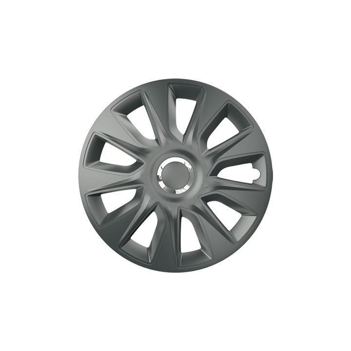 Set 4 capace roti, Versaco, 16", Stratos Ring, Chrome Graphite