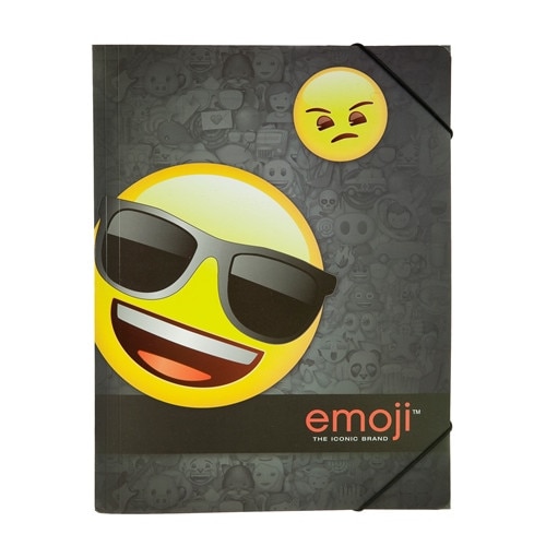Mapa carton cu elastic, EMOJI