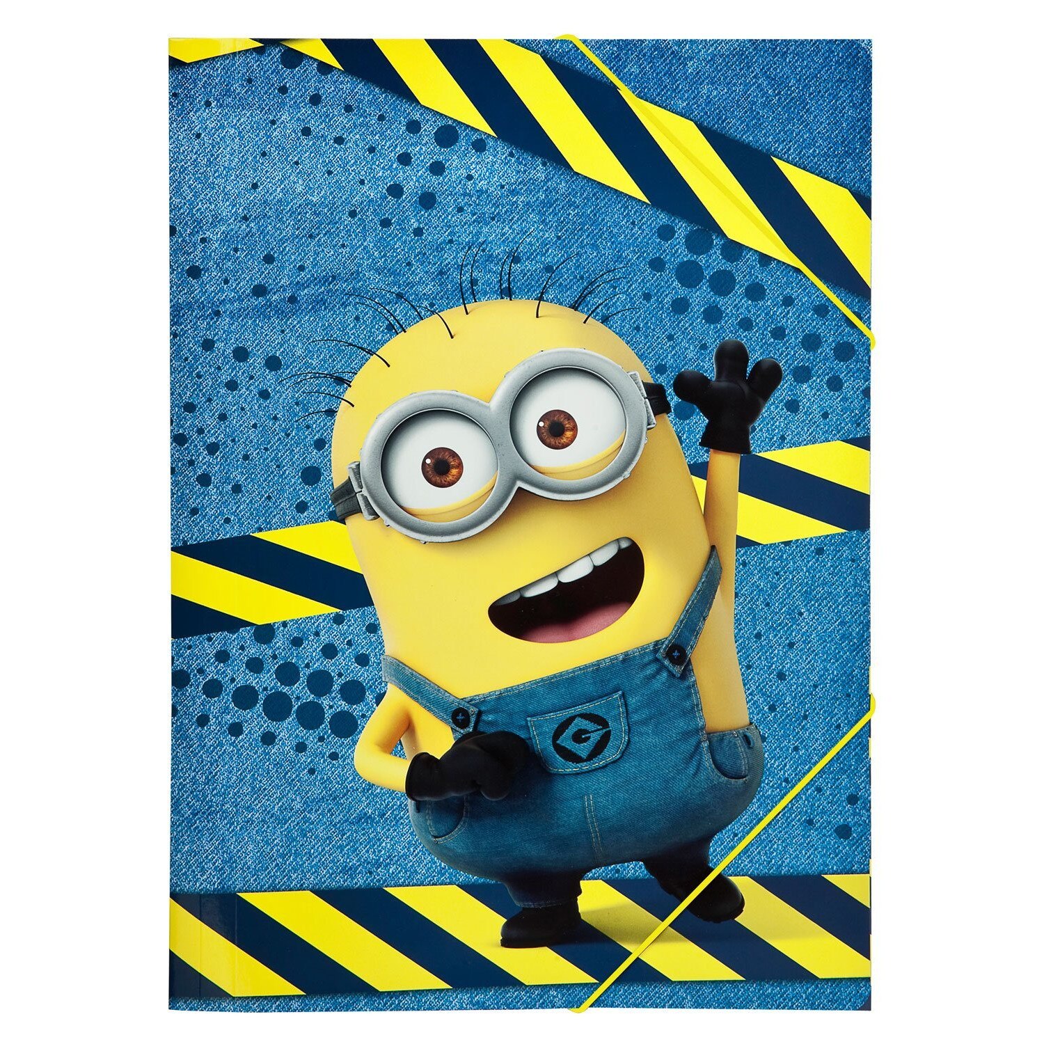 Mapa carton A4, cu elastic, MINIONS