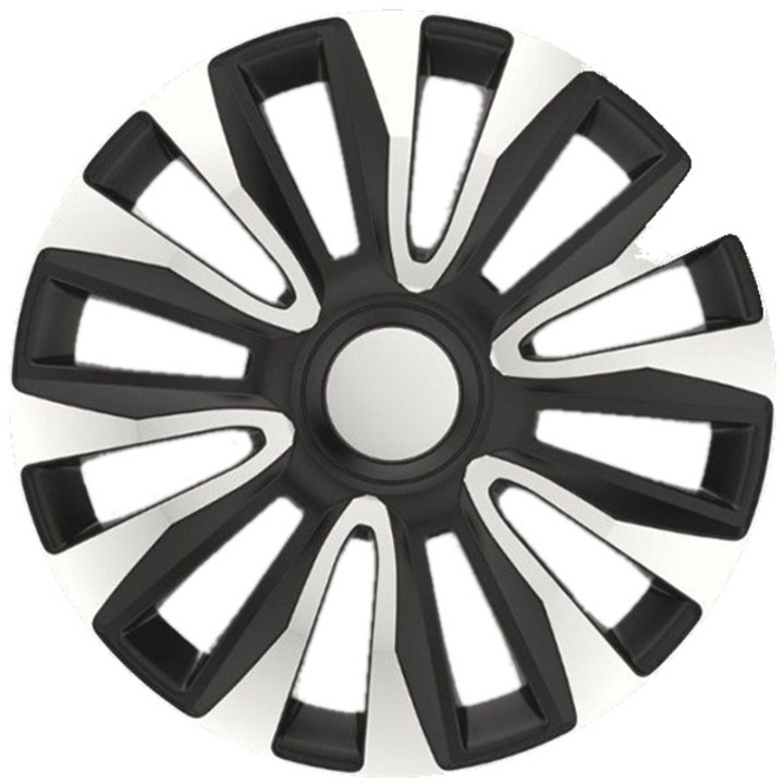 Dísztárcsa 15" Avalone Silver & Black (4 darabos garnitúra)