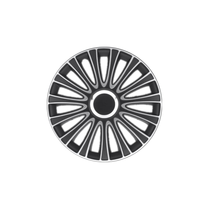 Dísztárcsa 14" Le Mans Pro Silver & Black (A14143) (4 darabos garnitúra)