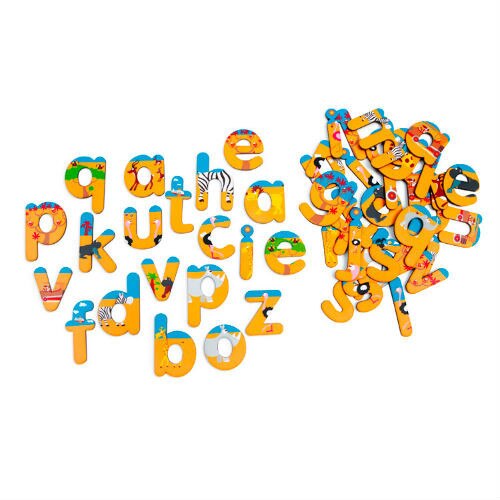 Set magnetic alfabet SAFARI, 60 de litere, Scratch