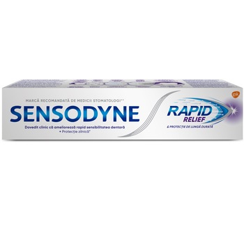 Pasta de dinti Sensodyne Rapid Relief, 75 ml Pasta de dinti Sensodyne Rapid Relief, 75 ml