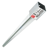 Suport metalic pentru prinderea stalpilor, Lun Fix, 600mm, 45x45mm, 4 gauri