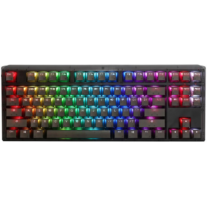 Механична клавиатура Ducky One 3 TKL, USB, RGB LED, черна, 370x140x40mm