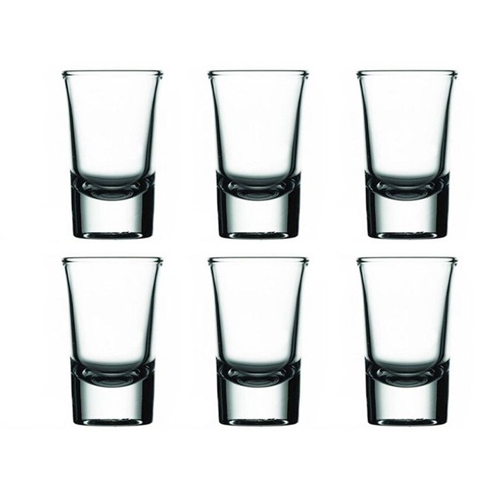 Set 6 pahare shot 40 ml
