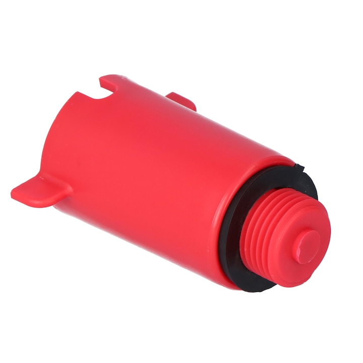 Tesztdugó, tömítéssel, 1/2", piros