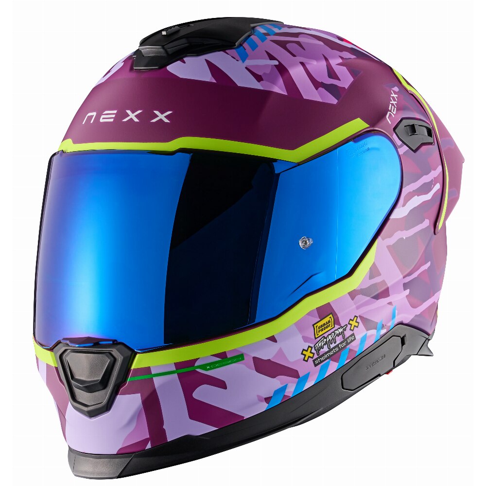 Casca NEXX Y100R URBANGRAM AUBERGINE MATT, L - eMAG.ro