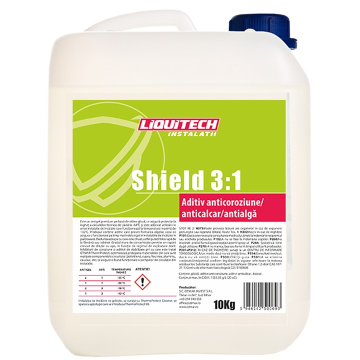 Aditiv curatare si intretinere instalatii termice LIQUITECH SHIELD 5KG