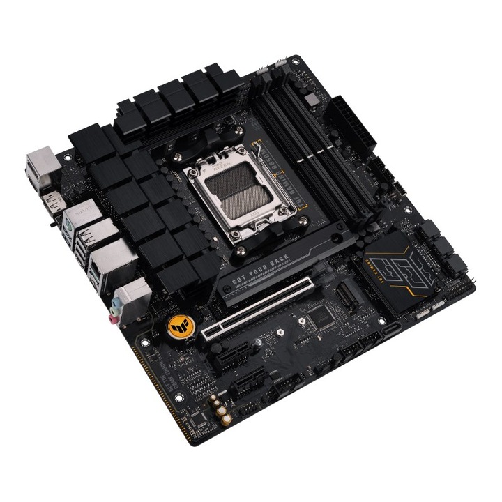 Дънна платка AMD B650M-E, Micro ATX, 4 DIMM слота, 128GB, 244x244mm