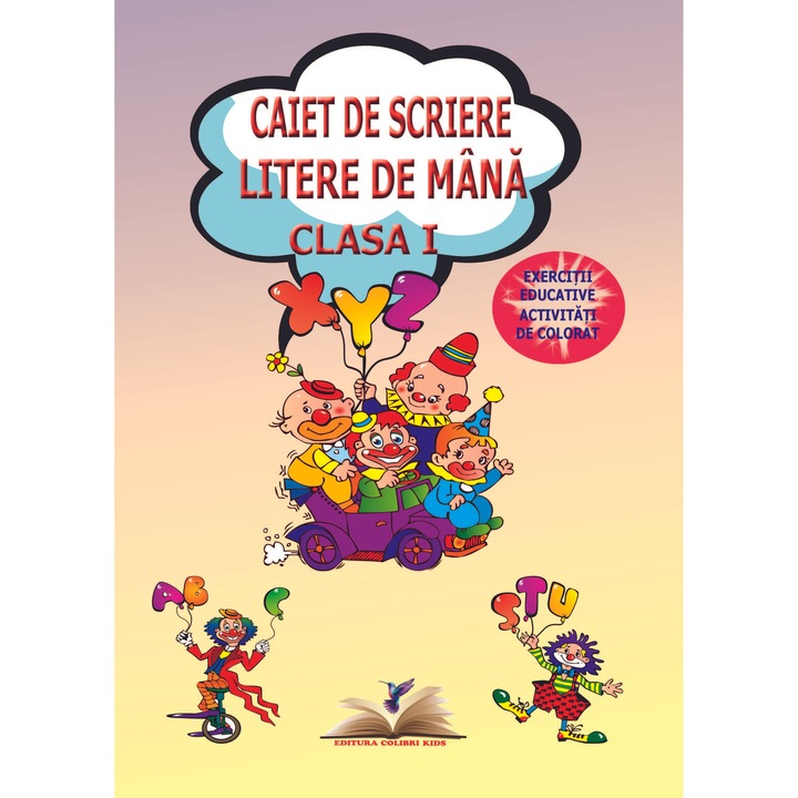 Caiet scriere litere de mana