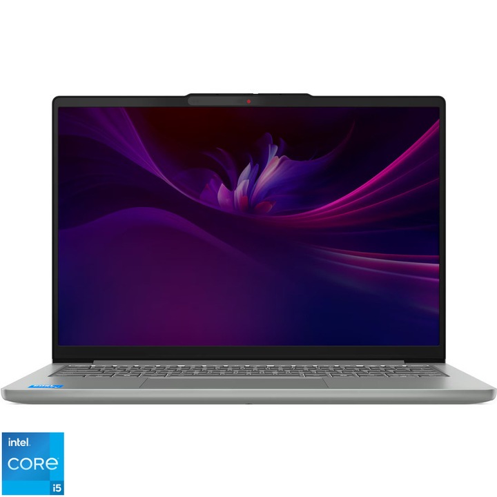 Laptop LENOVO IdeaPad Slim 5 14IRH10, 83HR003CRM, Intel Core i5-13420H pana la 4.6GHz, 14" WUXGA, 16GB, SSD 1TB, Intel UHD Graphics, no OS, Luna Grey