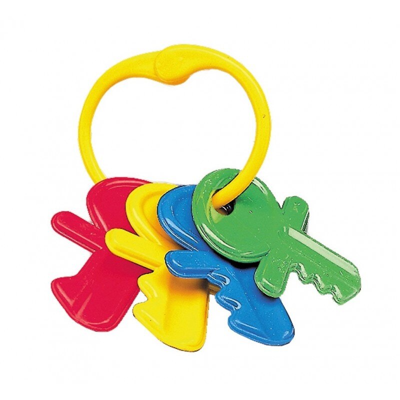 Jucarie bebe set 4 chei colorate - Happy People