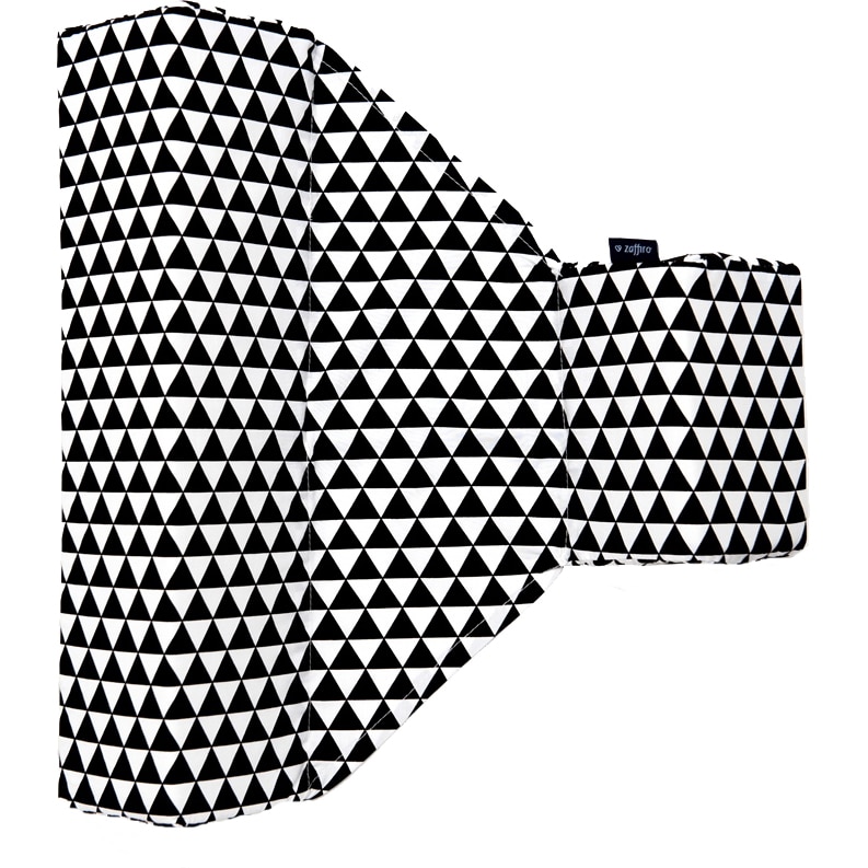 Suport de dormit Bumbac Plus, Womar Zaffiro, Negru/Alb