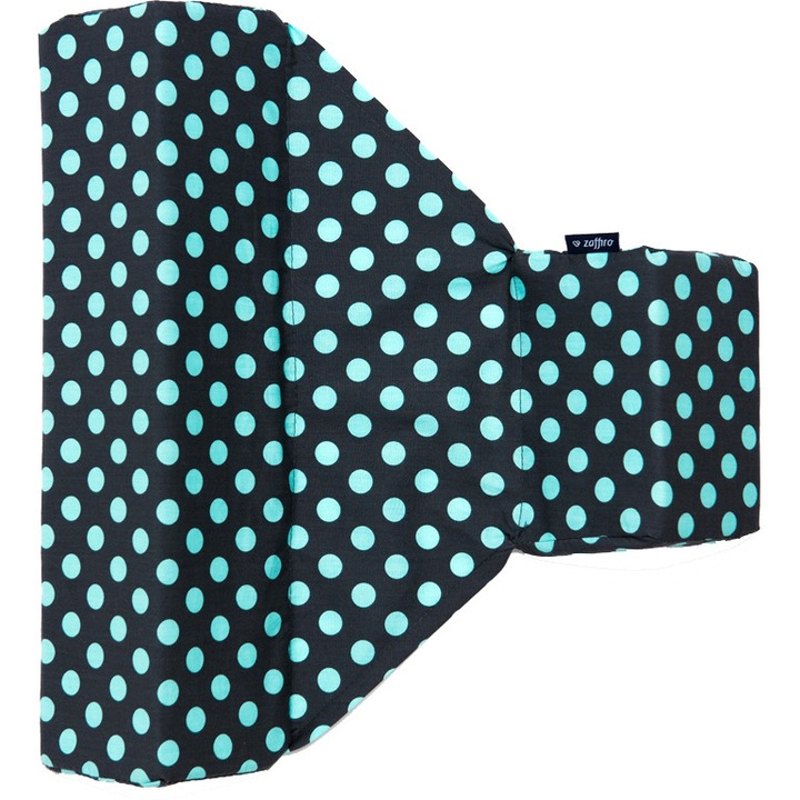 Подложка за сън Cotton Plus, Womar Zaffiro, Dark Grey/Turquoise