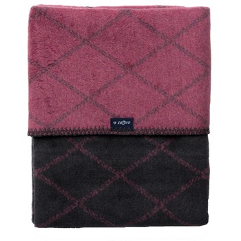 Paturica bebelusi Bumbac Romburi 75x100, Womar Zaffiro, Roz Inchis/Gri Inchis Paturica bebelusi Bumbac Romburi 75x100, Womar Zaffiro, Roz Inchis/Gri Inchis