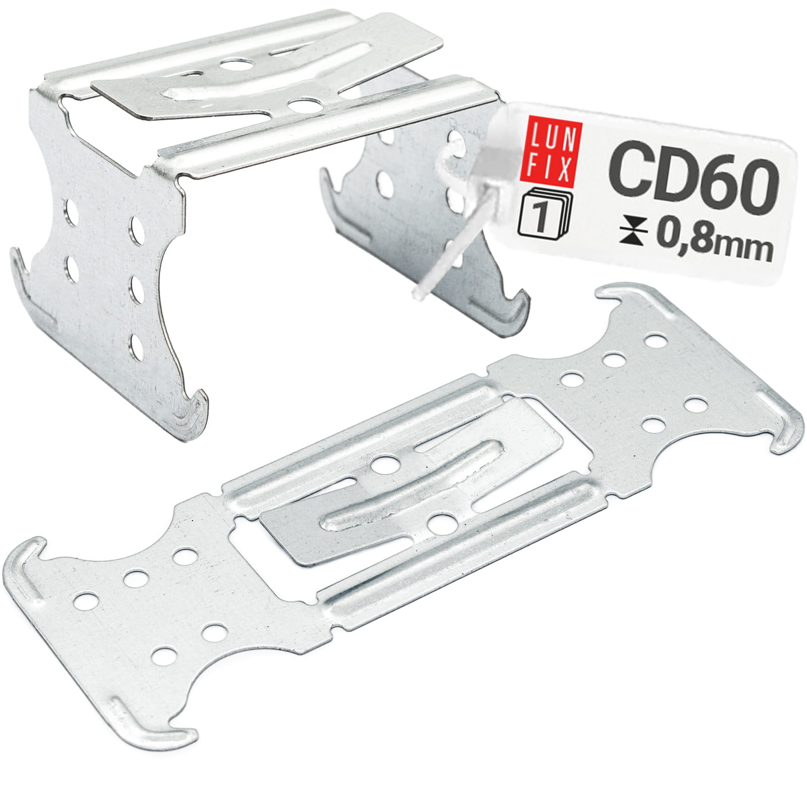 Conector in cruce CD60, Lun Fix, 60mm, 145mmx58mmx0,8mm - eMAG.ro