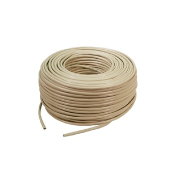 Cablu UTP Logilink, cat. 5E, 4x2 AWG 26/7, CCA, neecranat, PVC, litat, 305m, Gri Cablu UTP Logilink, cat. 5E, 4x2 AWG 26/7, CCA, neecranat, PVC, litat, 305m, Gri