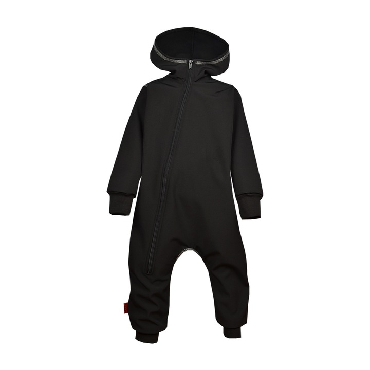 Salopeta impermeabila Waterproof Softshell Jumpsuit Just Black iELM