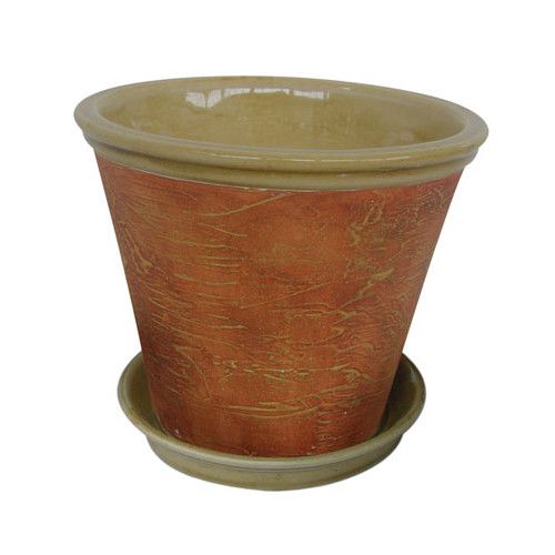 Giveci din ceramica pentru flori cu suport 6125