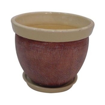 Giveci din ceramica pentru flori cu suport 6124 Giveci din ceramica pentru flori cu suport 6124