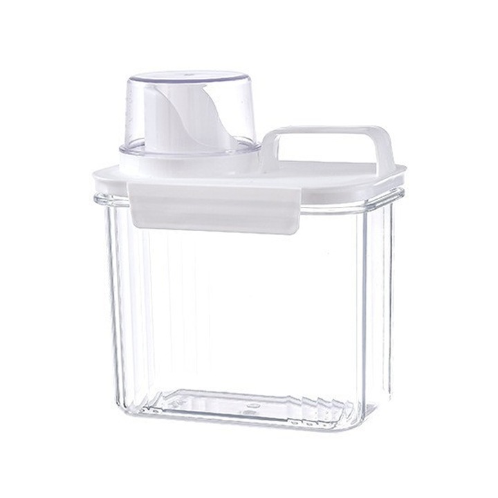 Folyékony mosószer adagoló, átlátszó, 14x14,5 cm