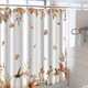Perdea de dus cu dovleci, material impermeabil, multicolor
