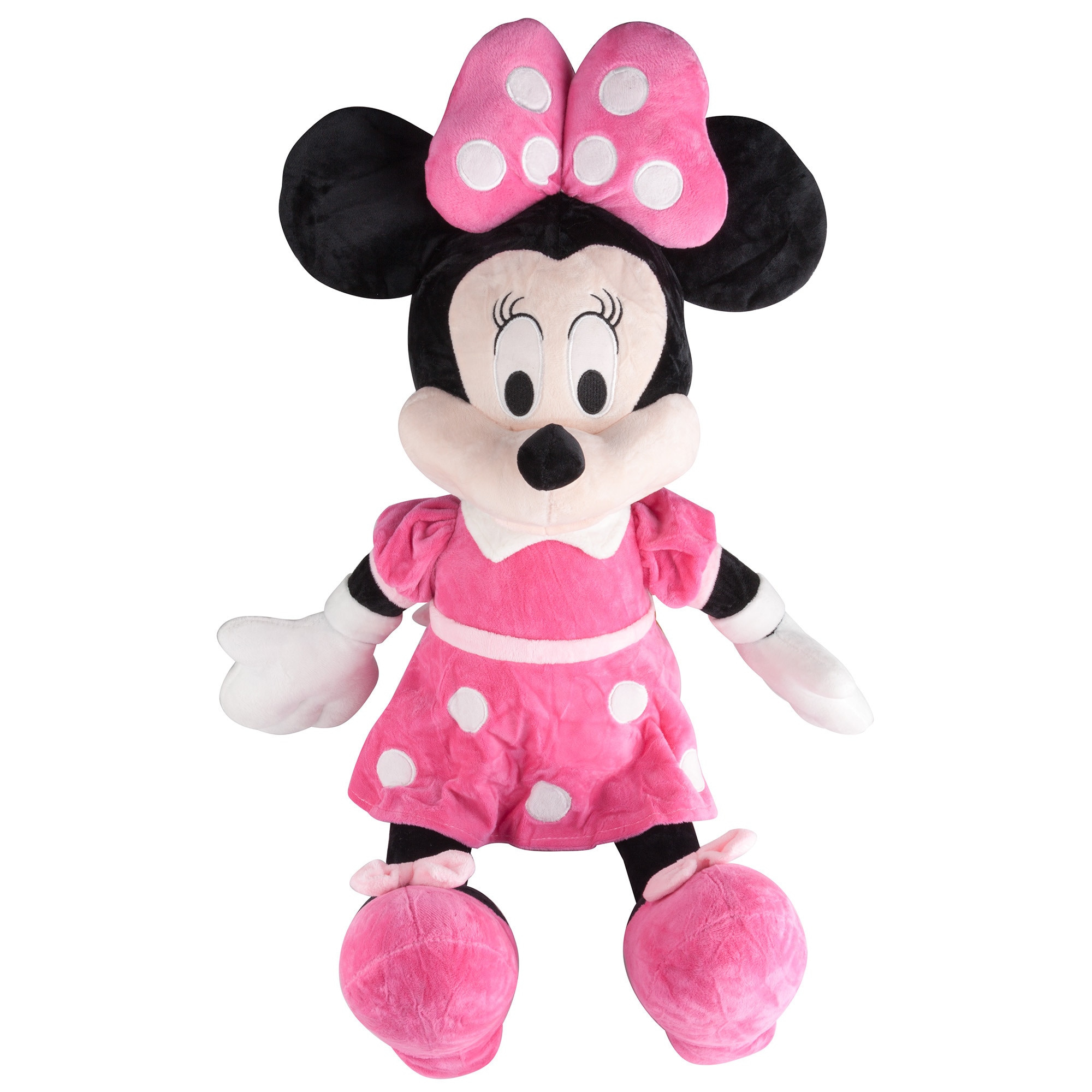 Jucarie de plus Minnie, roz, 33 cm