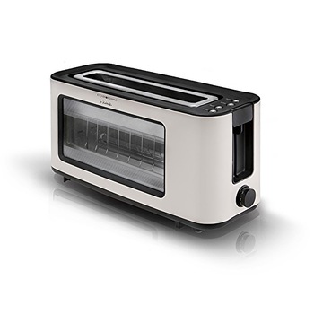 Prajitor de paine cu sistem din sticla Kalorik TO 1012 KTO, 38 mm, Alb Prajitor de paine cu sistem din sticla Kalorik TO 1012 KTO, 38 mm, Alb