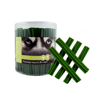 Recompensa pentru caini Fine Dog, Menta, 50 x 12.5 cm Recompensa pentru caini Fine Dog, Menta, 50 x 12.5 cm