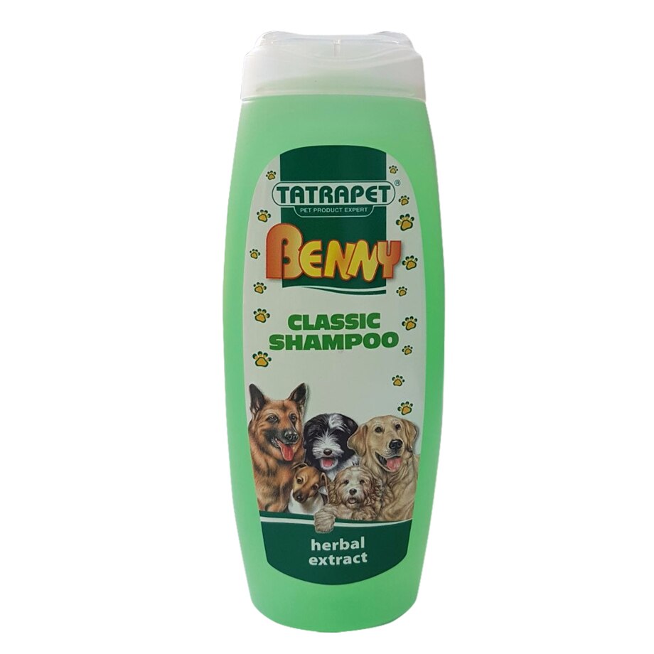 Sampon pentru caini Benny, Classic, Extract de ierburi, 200 ml