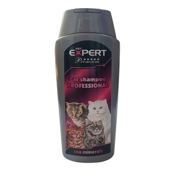 Sampon pentru pisici Pet Expert, cu Minerale, 300 ml Sampon pentru pisici Pet Expert, cu Minerale, 300 ml