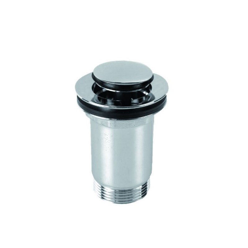 Ventil lavoar cu capac click-clack mic, alama, 5/4, Plastbrno