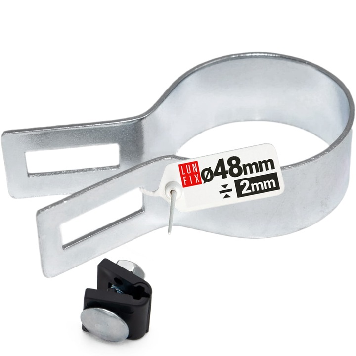Clema finala Lun Fix, fi48mm, otel zincat